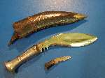 Vintage small Alloy Hilt Gurkha Kukri  - 4