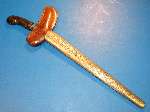 Antique  Javanese with very nice meteoroid/ watered steel blade , “Pamor Santa”.? - 2