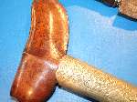 Antique  Javanese with very nice meteoroid/ watered steel blade , “Pamor Santa”.? - 5
