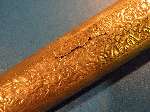 Antique  Javanese with very nice meteoroid/ watered steel blade , “Pamor Santa”.? - 8