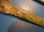 Antique  Javanese with very nice meteoroid/ watered steel blade , “Pamor Santa”.? - 11