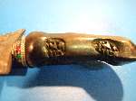 Antique  Javanese with very nice meteoroid/ watered steel blade , “Pamor Santa”.? - 13