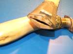 Moro “Punal” type Kris small Sword,Bone Handle /Scabbard -southern Philippines. - 2