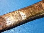 Very large antique Sudanese Tureg Kaskara sword ,cruciform style brass covered handle