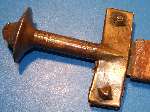 Very large antique Sudanese Tureg Kaskara sword ,cruciform style brass covered handle