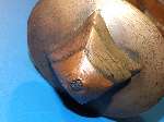 Very large antique Sudanese Tureg Kaskara sword ,cruciform style brass covered handle