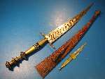 Very unusual and large Sudanese sword, probably from the Tureg tribe