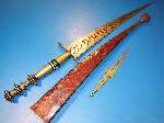 Very unusual and large Sudanese sword, probably from the Tureg tribe