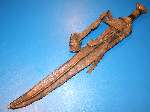 Large antique Sudanese/North African Jambiya scarce Rhino Horn.