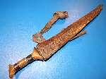 Large antique Sudanese/North African Jambiya scarce Rhino Horn.