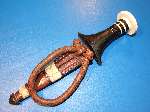 Very good Sudanese Arm Dagger with Ivory Hilt and silver Pommel