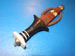 Very good Sudanese Arm Dagger with Ivory Hilt and silver Pommel