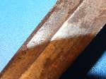 Very good Sudanese Arm Dagger with Ivory Hilt and silver Pommel