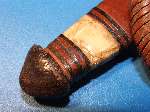 Very good Sudanese Arm Dagger with Ivory Hilt and silver Pommel
