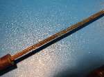 Very good Antique Swordstick carved Buffalo horn Fist 