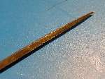 Very good Antique Swordstick carved Buffalo horn Fist 