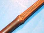 Very good Antique Swordstick carved Buffalo horn Fist 