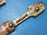 A good Silver mounted Caucasian Kindjal/Quamma