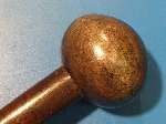 Massive 19th century Zulu Knobkerie (knobkerrie/knopkierrie/ knobkerrie) Heavy Fighting Club.