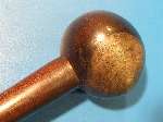 Massive 19th century Zulu Knobkerie (knobkerrie/knopkierrie/ knobkerrie) Heavy Fighting Club.