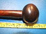 Massive 19th century Zulu Knobkerie (knobkerrie/knopkierrie/ knobkerrie) Heavy Fighting Club.