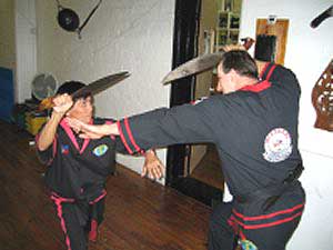 Grandmaster Danny Guba and Master Richard Hudson Eskrima Nottingham