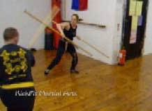 Martial arts video clip