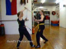 Martial arts video clip