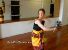 Martial arts video clip