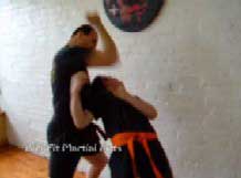 Martial arts video clip