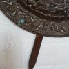 Vintage Brass Wall Hanger  Shield and Swords - Image 12