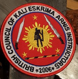 Eskrima badge