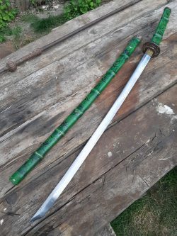 Antique or Vintage Japanese type sword with Hand Forged blade