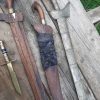 Ww2. World War 2 Era Moro Philippine Sundang kris sword.  Mother of pearl inlay decoration. - Image 20