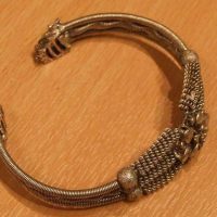 Silver Look Chinese Dragon Bracelet