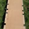 Vintage Military look khaki canvas folding campaign camp bed for an Officer - Image 6