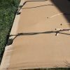 Vintage Military look khaki canvas folding campaign camp bed for an Officer - Image 2