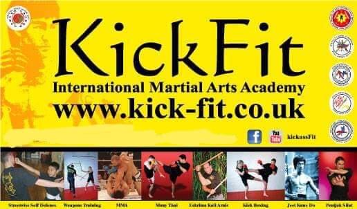 martial arts nottingham kickfit banner