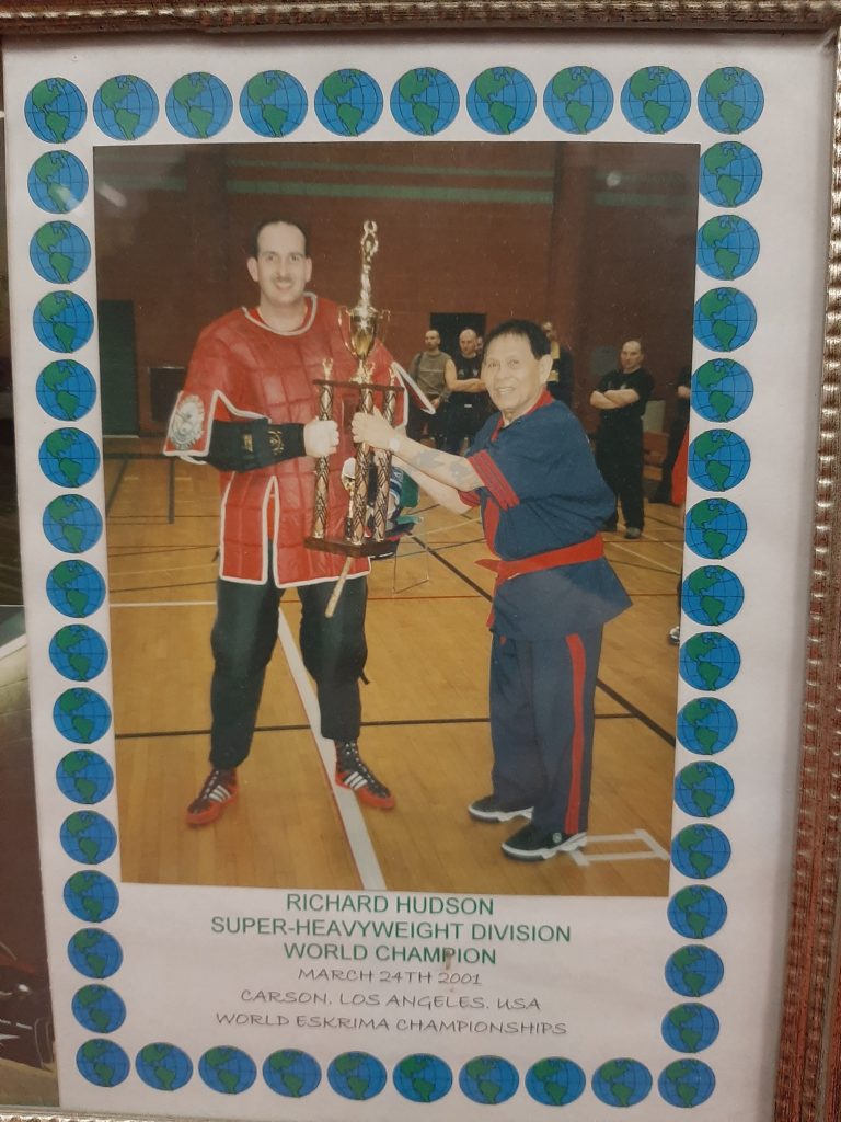 Grand Master Richard Hudson Eskrima World Champion Cacoy Canete