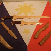 Filipino wooden training weapons available