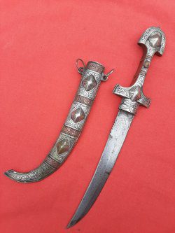Vintage North African Moroccan Jambyia Dagger (MKJ0002)