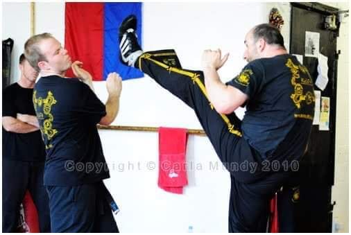 GM Sifu Hudson outward high crescent kick