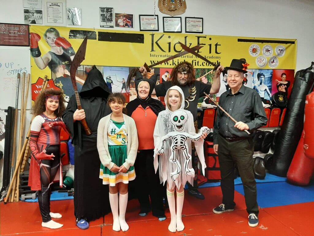 Halloween 2022 martial arts nottingham kickboxing fma mma ufc jkd jeet kune do silat eskrima kali arnis
