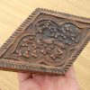(AINDCARVBOX0001) Antique Indian Diamond shape Box - Image 7