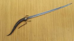 (AntHornNimIndsword0001) Antelope Horn Nimcha Style, possibly north african or indian sword martial arts nottingham