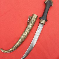 (MKJ0006) Antique North African Moroccan Koummya Jambyia Dagger