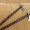 Pair of Vintage Indian War Axes. ideal for Martial Arts or Collecting, Seikh Martial Arts PLUS POSTAGE - Image 14