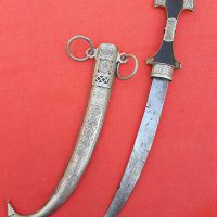 (MKJ0004) Vintage North African Moroccan Jambyia dagger