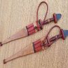 Vintage pair of Large Sudanese Arm Daggers - Image 9