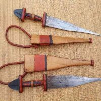 Vintage pair of Large Sudanese Arm Daggers